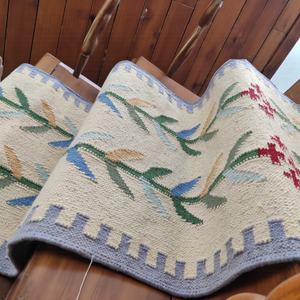 Alfombra Durrie de Lana Hecha a Mano |   Alfombra Tejida a Mano de Estilo Plano, Abstracta, Ecológica y de Pelo Corto para Sala de Estar, Dormitorio y Decoración Moderna del Hogar - Product Image 3