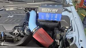 Kit d'admission d'air froid en aluminium pour optimisation des performances, épaisseur de tuyau de 2,0 mm pour Hyundai Elantra N - Product Image 5