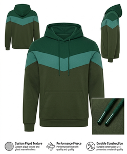 Sudadera con Capucha de Algodón para Hombre, Lisa, Térmica, de Manga Larga, para Invierno, Estilo Urbano, con Logotipo Personalizado, OEM, al por Mayor - Product Image 1