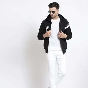 Men's Modern Full <b>Zip</b> Hoodie Soft Cotton Blend Jacket Custom Logo OEM Private Label Wholesale Apparel Factory - Product Image 2