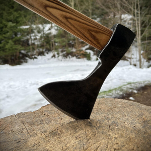 ขวานทำมือคุณภาพสูง หัวเหล็กคาร์บอนสูง ด้ามเหล็ก ไม้แอช คมตัดคมกริบ ระดับอุตสาหกรรม ODM - Product Image 2