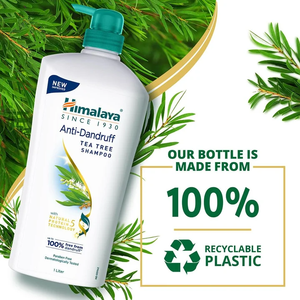 Champú herbal natural enriquecido con aceite de árbol de té diseñado para el control de la caspa, comodidad del cuero cabelludo, fortalecimiento del cabello y limpieza suave. - Product Image 3