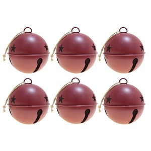 Campanas de Metal Rústicas de Forma Redonda, Adornos Colgantes Decorativos, Decoración para Árbol de Navidad - Product Image 6