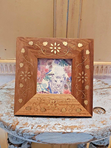 Elegant Sheesham Wood Photo <b>Frame</b> with Modern Finish-Handmade Eco-friendly Letterpress Printed 25x15 cm Custom Wholesale - Product Image 4