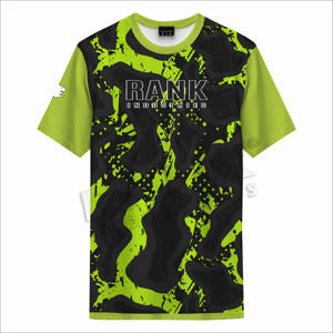 T-shirts pour hommes à manches courtes 100% coton respirant à col rond et coupe ample avec logo personnalisé, très demandés - Product Image 1