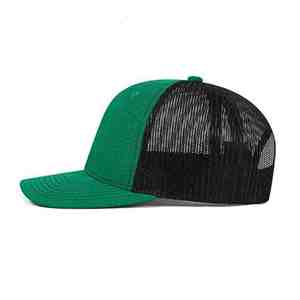Casquette Trucker en Maille Orange et Noire à 6 Panneaux, Réglable avec Fermeture Snapback, Style Décontracté, Idéale Printemps-Été, Unisexe Adulte - Product Image 2