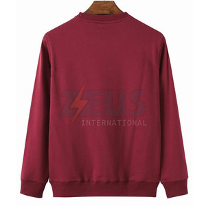 เสื้อสเวตเชิ้ตคอกลมทรงโอเวอร์ไซส์สำหรับผู้ชาย ผ้าฝ้ายผสม แขนยาว - Product Image 2