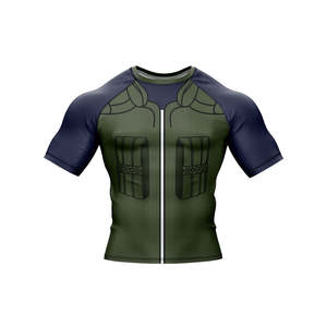 Factory-Made Lightweight Men's Rash Guard Latest Collection Full <b>Sleeves</b> and Regular Length Breathable Feature on Sale - Product Image 3