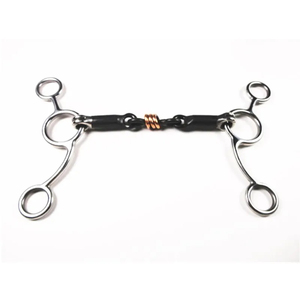 Mors de cheval en acier inoxydable, mors de dressage, équipement équestre, embout buccal de 14 cm - Product Image 1