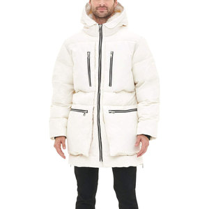 Custom Long Down Alternative Puffer Coat Unisex Lightweight <b>Warm</b> Winter Outerwear OEM ODM Factory Manufacturer - Product Image 4