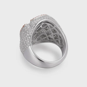<b>Iced</b> Out Cross <b>Ring</b> Silver Hip Hop Jewelry Baguette Cubic Zirconia Christian Bling Statement Fashion <b>Ring</b> - Product Image 3