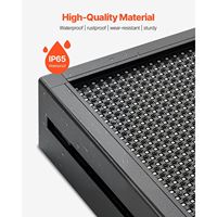 Pantalla LED digital a todo color P6 de 40x18 pulgadas para interiores, para señalización y orientación.