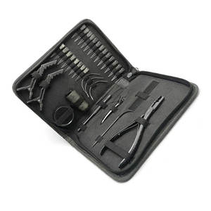 Kit d'outils professionnels pour extensions de cheveux avec aiguilles à crochet, pinces, acier inoxydable, utilisation en salon, kits d'extensions de cheveux de qualité supérieure - Product Image 4