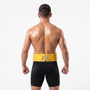 Ceinture de champion personnalisée en cuir véritable, épaisseur 3 cm, confortable, taille haute, unisexe, équipement d'arts martiaux MMA/Jiu-Jitsu - Product Image 3