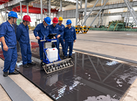 Détecteur de défauts numérique à ultrasons pour plaques d'acier, 10 sondes, équipement d'inspection NDT