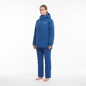 Chaqueta de Esquí Impermeable para Mujer Hawk Eye con Capucha, Aislamiento Sintético Azul, Ropa de Invierno para Exteriores - Product Image 4