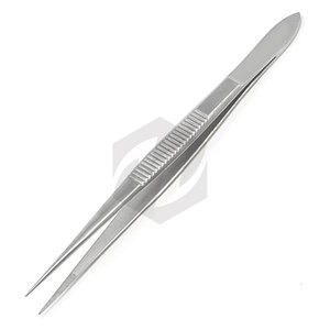 Pinzas de Acero Inoxidable de Alta Calidad con Puntas Dentadas Rectas, Fuertes y Finas, Pinzas de Grado Profesional, Instrumentos Médicos - Product Image 1