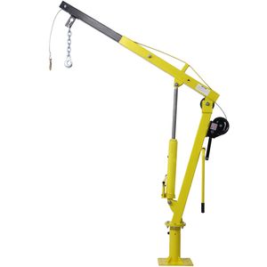 1000 lb. Grúa hidráulica de gran capacidad para camioneta con cabrestante manual y grúa de pluma para plataforma de camión - Product Image 4