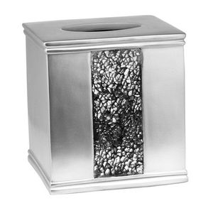 Boîte à mouchoirs en argent plaqué, décoration de table, nouveau design moderne, conteneur décoratif pour la maison, article de luxe, qualité fabuleuse - Product Image 3