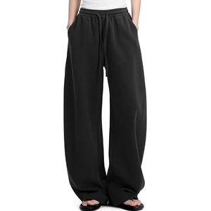 Pantalones Deportivos Cortos con Forro Polar para Mujer, Pantalones de Chándal con Bolsillos para Mujer - Product Image 1