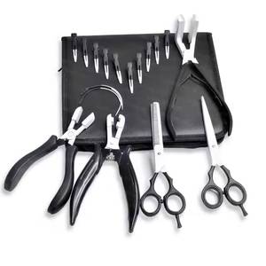 Kit de Herramientas para Extensiones de Cabello Morje, Alicates de Acero Inoxidable, Cortadores, Instalador y Removedor, Uso Profesional en Salón - Product Image 2