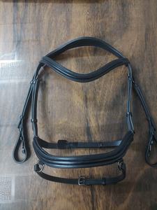 Brida de Cuero Islandés de Primera Calidad, Cómoda y Personalizable, con Logotipo Personalizado, Cristal Blanco y Rojo, Precio al por Mayor, Equitación - Product Image 2