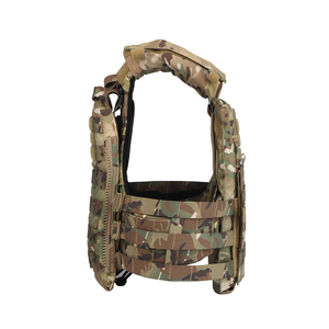 Gilet tactique d'extérieur réglable avec système MOLLE, pochettes modulaires, tissu camouflage durable pour usage extérieur - Product Image 2