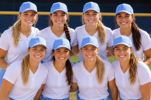 Camiseta de Béisbol Blanca Personalizada para Mujer, Manga Corta, Cuello en V, Secado Rápido, Poliéster, para Equipo de Softbol, OEM - Product Image 4