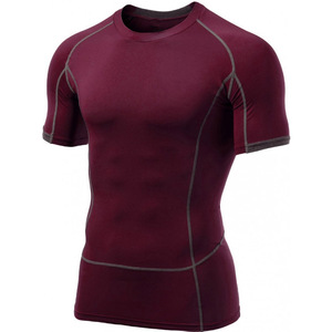 Custom Printed Compression Rash Guard for Adults Men Lightweight Breathable Slim-Fit Long Sleeve Quick Dry Gym Fitness Training - Product Image 1