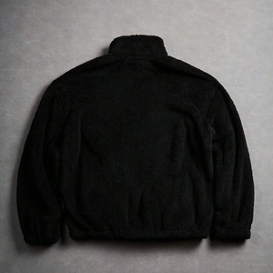 Chaqueta Bomber de Forro Polar Bordada Informal Unisex Personalizable ODM/OEM con Cierre de Cremallera y Cuello Alto para Invierno Estilo Y2k - Product Image 2