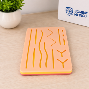 BOMBY MEDICO Modèle de peau en silicone de taille fixe pour usage hospitalier, classe II, avec coussin de suture, garantie 1 an et durée de conservation de 3 ans - Product Image 1