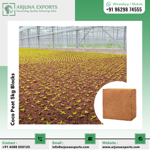 Good Quality Best Selling Garden Supplies of Coconut <b>Coir</b> Peat or Coco Pith 5kg <b>Blocks</b> for Gardeners - Product Image 5