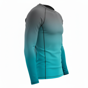 เสื้อแรชการ์ดแขนยาวแบบยูนิเซ็กซ์ แห้งเร็ว กระชับรูปทรง เหมาะสำหรับว่ายน้ำ เล่นเซิร์ฟ ออกกำลังกาย กีฬาทางน้ำ และฟิตเนส - Product Image 3