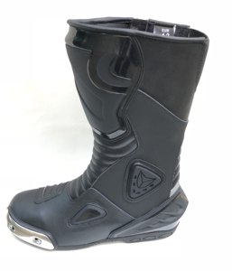 Chaussures de moto pour hommes avec impression de logo personnalisée, vêtements de sport, vente chaude, nouvelles bottes en cuir confortables pour motards - Product Image 5