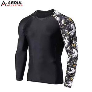 High Quality <b>Compression</b> <b>Shirts</b> With Breathable Fabric And Flexible Design For Workout And Running Training Sessions - Product Image 1
