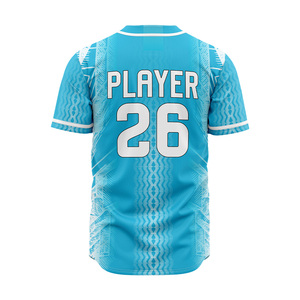 Camiseta de Béisbol Personalizada para Hombre, Transpirable, de Secado Rápido, de Manga Corta, de Alta Calidad, con Estampado Digital, para Softbol - Product Image 5