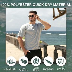 Camiseta de Protección Solar Personalizada de la Mejor Calidad para Hombre, al por Mayor, de Poliéster, Manga Larga, UPF50+, para BJJ, Surf y Buceo - Product Image 6