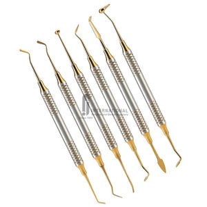 Juego de Instrumentos de Relleno Dental Manual de Resina Compuesta de Calidad Premium, Espátula de Relleno Dental con Revestimiento de Titanio y Agarre Ergonómico - Product Image 2