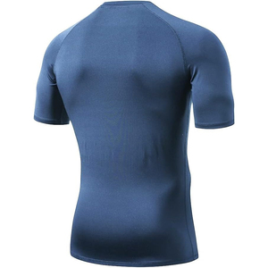<b>Custom</b> Logo Half Sleeve Rash Guard Quick Dry <b>Compression</b> <b>Shirt</b> Manufacturer Bulk Supply - Product Image 5
