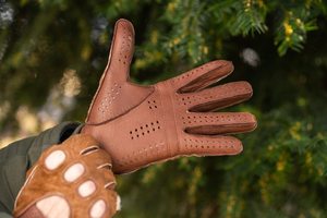 Guantes de aventura sin dedos de ante de máximo rendimiento, hechos con cuero de ante suave de primera calidad. - Product Image 5