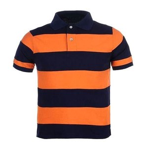T-shirt formel professionnel en coton pour homme, rayé, tendance, séchage rapide, idéal pour le bureau en été - Product Image 2