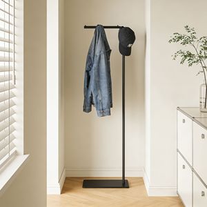 Appendiabiti Autoportante in Metallo Dorato con Base in Marmo, Appendiabiti Multiuso per Camera da Letto e Porta Cappelli - Product Image 5