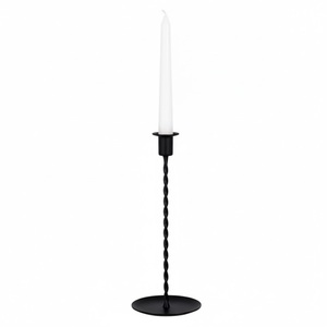 Elegant Style <b>Black</b> Iron Candle <b>Holder</b> Twisted Creative Metal <b>Candlestick</b> Stand For Dining Table Modern Decorative Candle Stand - Product Image 3