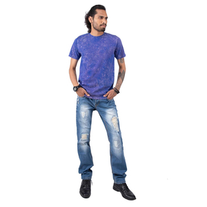 T-shirts esthétiques tendance de qualité supérieure, 100% coton, coupe ample, t-shirt pour homme, effet délavé - Product Image 1