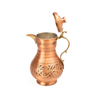 100% Pure Copper Water Jug Christmas <b>Gift</b> <b>Set</b> for Healthy Body Good for Back to School Kitchen Essential for Students & Adults - Product Image 1