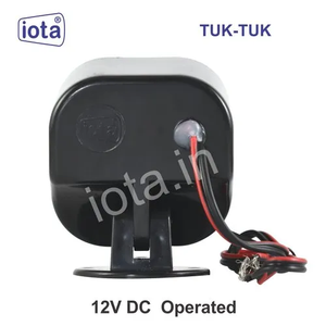 ไซเรนพลาสติก SQR117 สีดำ Iota International - Product Image 3