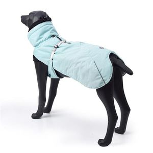 New Style Blue L Size Dog Winter Jacket Waterproof Warm Polyester Filling Fabric for Pet Clothes - Product Image 4