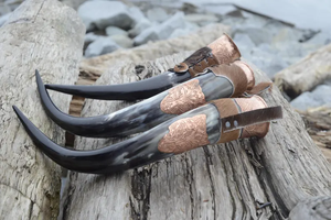 Copa de Vino Blanco Estilo Vikingo Hecha a Mano, Auténtica, Duradera, Clásica, Ecológica y Apta para Lavavajillas - Product Image 5