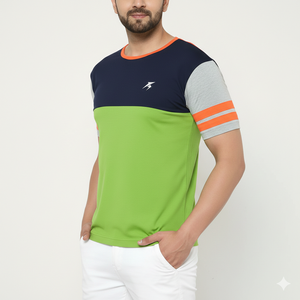 เสื้อยืดผู้ชาย ผ้าฝ้าย 100% แขนสั้น ถักทอ ระบายอากาศ แห้งเร็ว คุณภาพสูง OEM ดีไซน์ใหม่ ขายส่ง ผลิตในปากีสถาน 2025 - Product Image 2