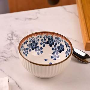 Juego de 4 Tazones de Porcelana Estilo Otoñal, Ecológicos, Aptos para Horno, Resistentes al Calor, Personalizables - Product Image 1